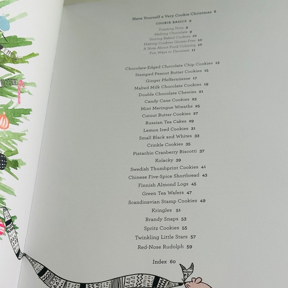 NEW Cookie Advent Cookbook Hardcover Christmas Holiday Cookies Recipe Book - Picture 8 of 14